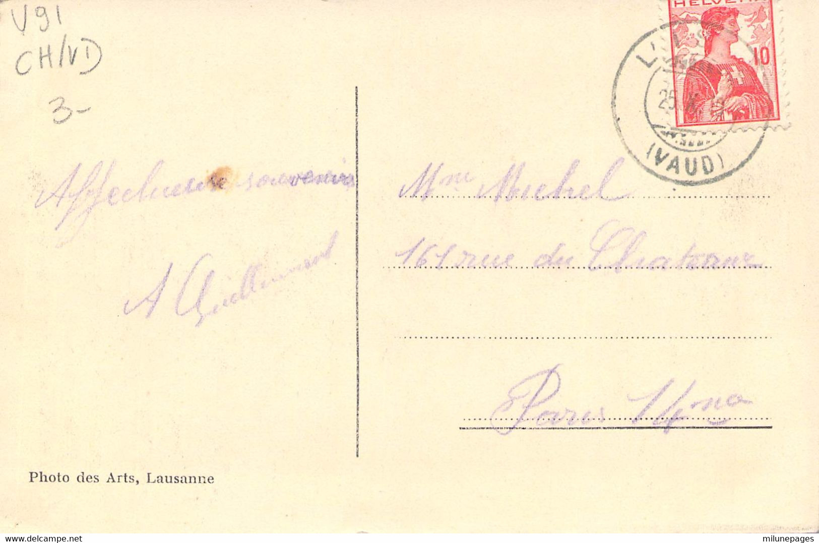 Suisse Schweiz VD Les Chateaux Vaudois N°3030 L'Isle - L'Isle