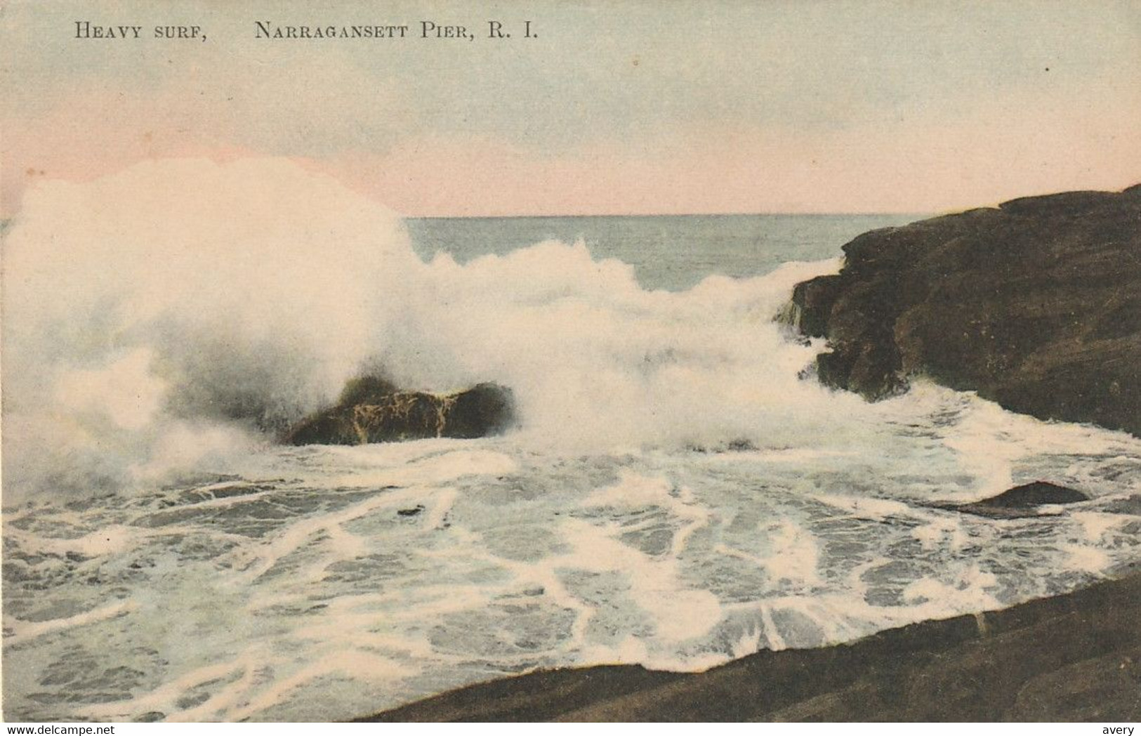 Heavy Surf, Narragansett Pier, Rhode Island - Other & Unclassified