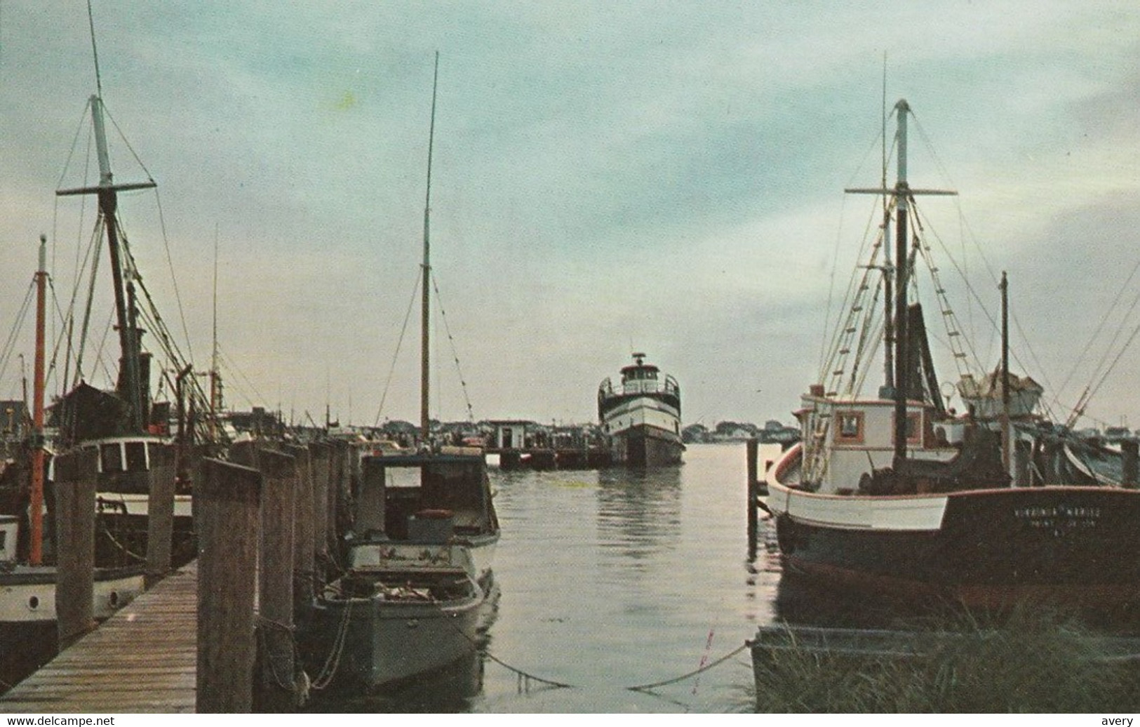 Dusk At Galilee, Galilee, Rhode Island  Block Island Boat At The State Pier - Sonstige & Ohne Zuordnung