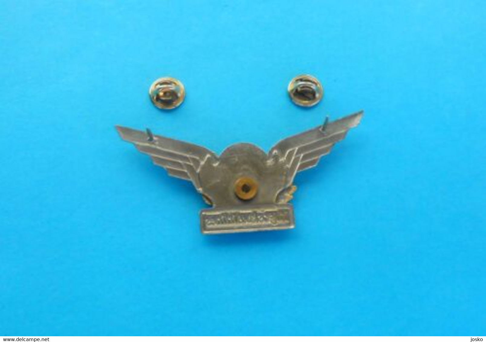 JAT (Yugoslav Airlines) - Original Vintage Pilot Wings Badge  *** Airways Airline Air Company Pilote - Tarjetas De Identificación De La Tripulación