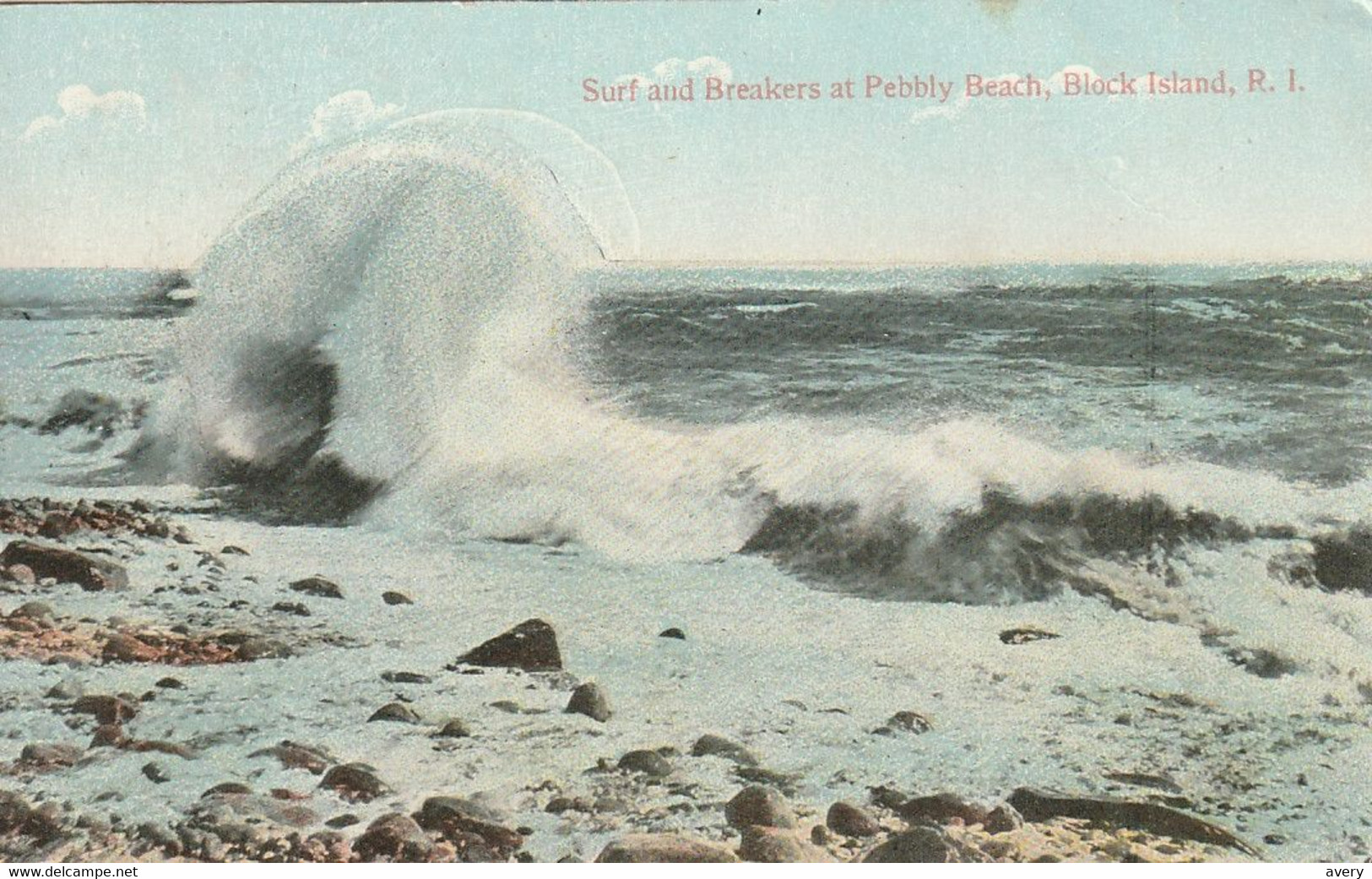 Surf And Breakers At Pebbly Beach, Block Island, Rhode Island - Other & Unclassified
