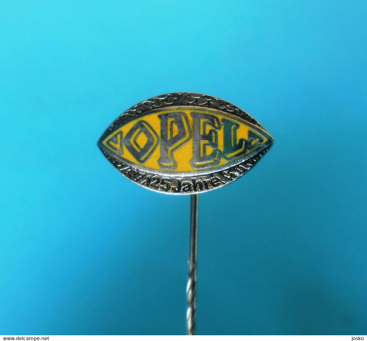 OPEL - 125. YEARS ... Jubilee Enamel Pin * Germany Deutschland Car Auto Automobil Automobile Pin Badge Abzeichen - Opel