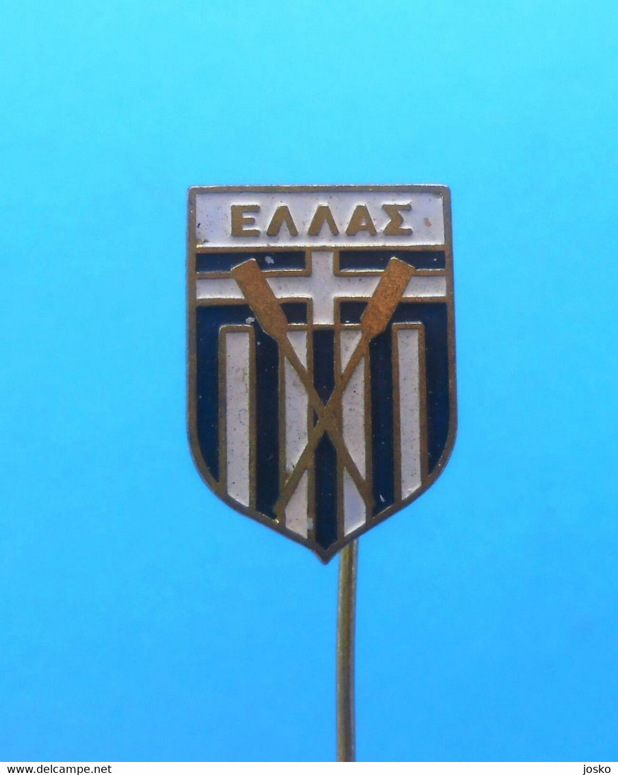 GREECE ROWING FEDERATION - FISA  Old Pin Badge Aviron Rudersport Rudern Ruder Remo Canottaggio Grèce Griechenland Grecia - Rowing