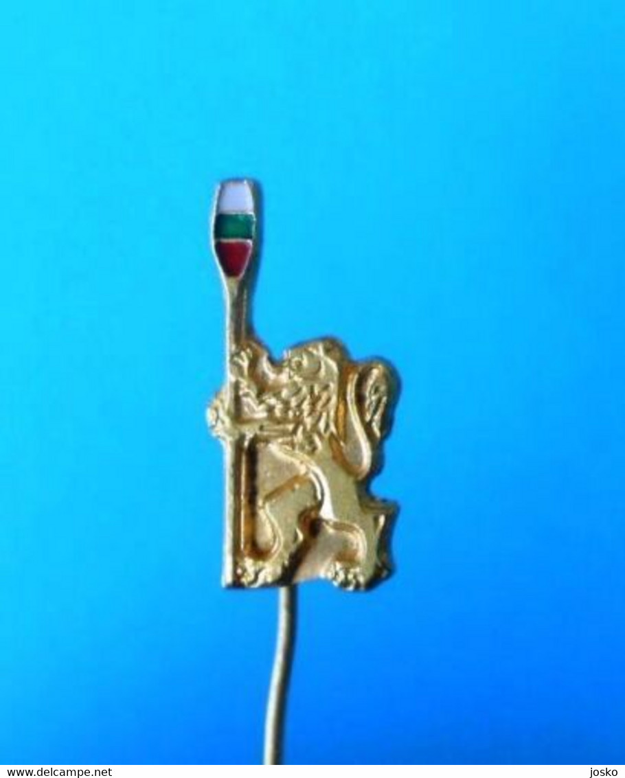 BULGARIAN ROWING FEDERATION (FISA) Old Pin Badge * Aviron Rudersport Rudern Ruder Remo Canottaggio Bulgaria Bulgarie - Rowing