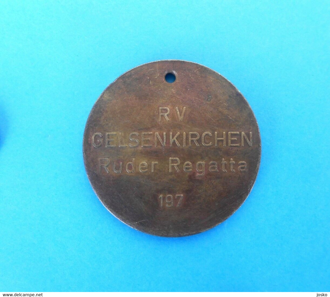 ROWING REGATTA - RV GELSENKIRCHEN - FISA ... Germany Old Medal * Aviron Rudersport Rudern Ruder Remo Canottaggio - Remo