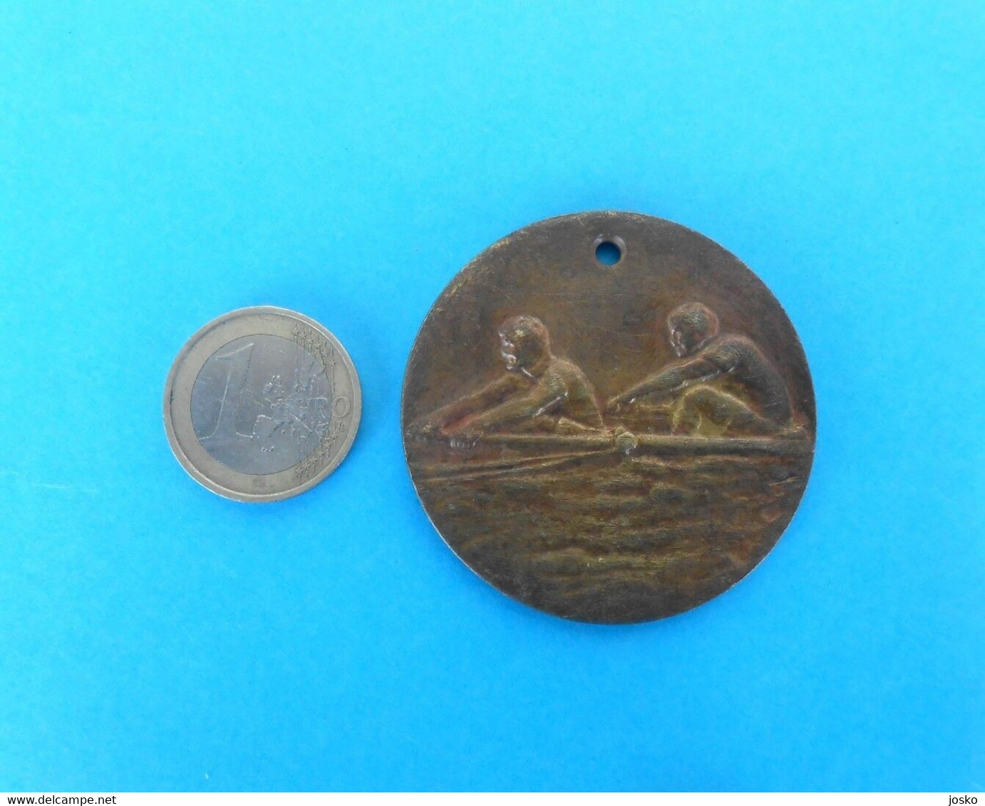 ROWING REGATTA - RV GELSENKIRCHEN - FISA ... Germany Old Medal * Aviron Rudersport Rudern Ruder Remo Canottaggio - Canottaggio