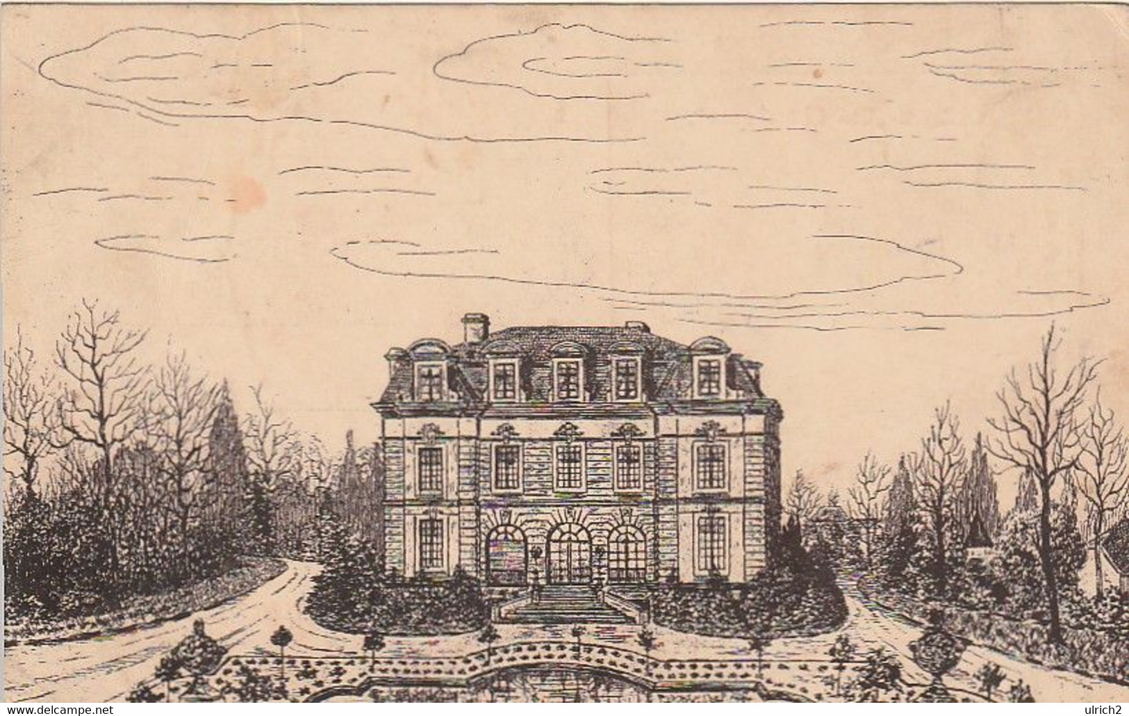 AK Lambersart - Château Les Charmettes - Feldpost 1915  (62470) - Lambersart