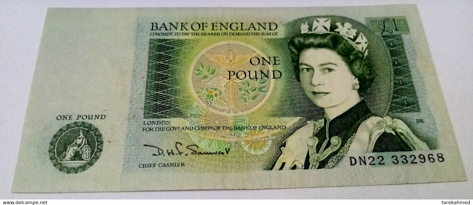 Grande-Bretagne, 1 Pound,  (1981-84), P 377b, - 1 Pond