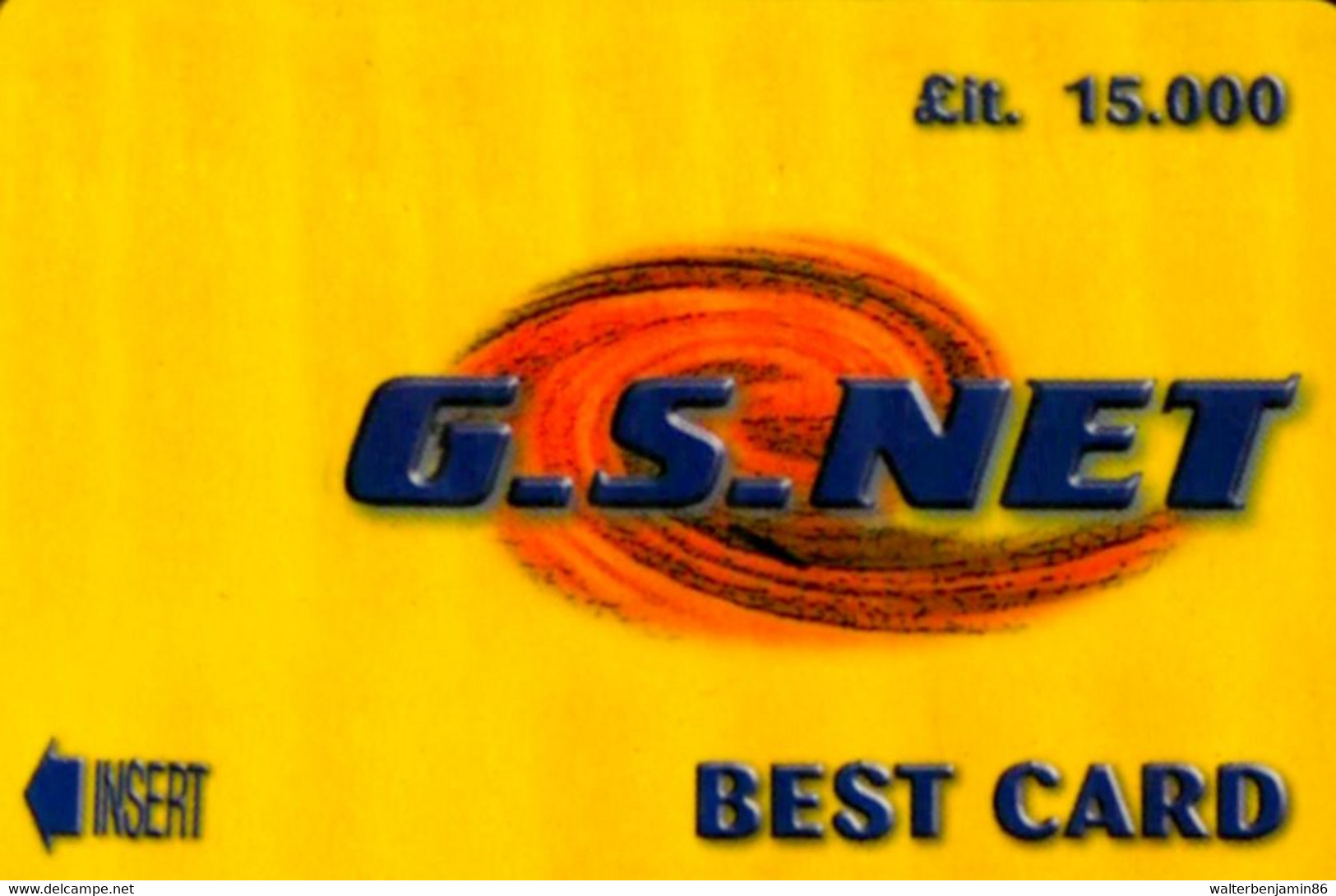 SCHEDA TELEFONICA USO SPECIALE G.S. BEST CARD DUMMY WITHOUT CHIP - Usi Speciali