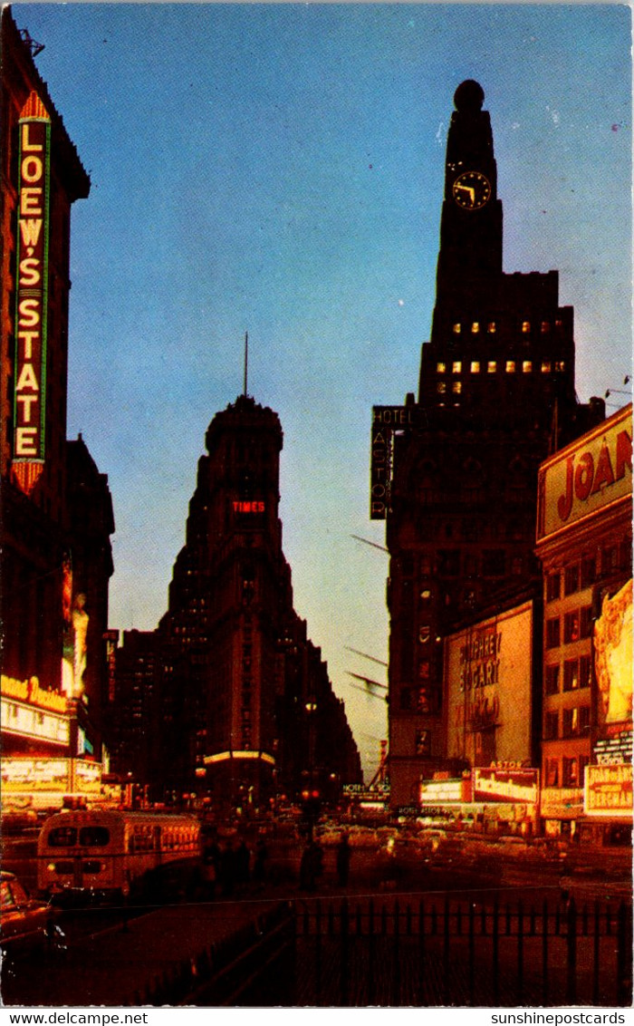 New York City Times Square At Night - Time Square