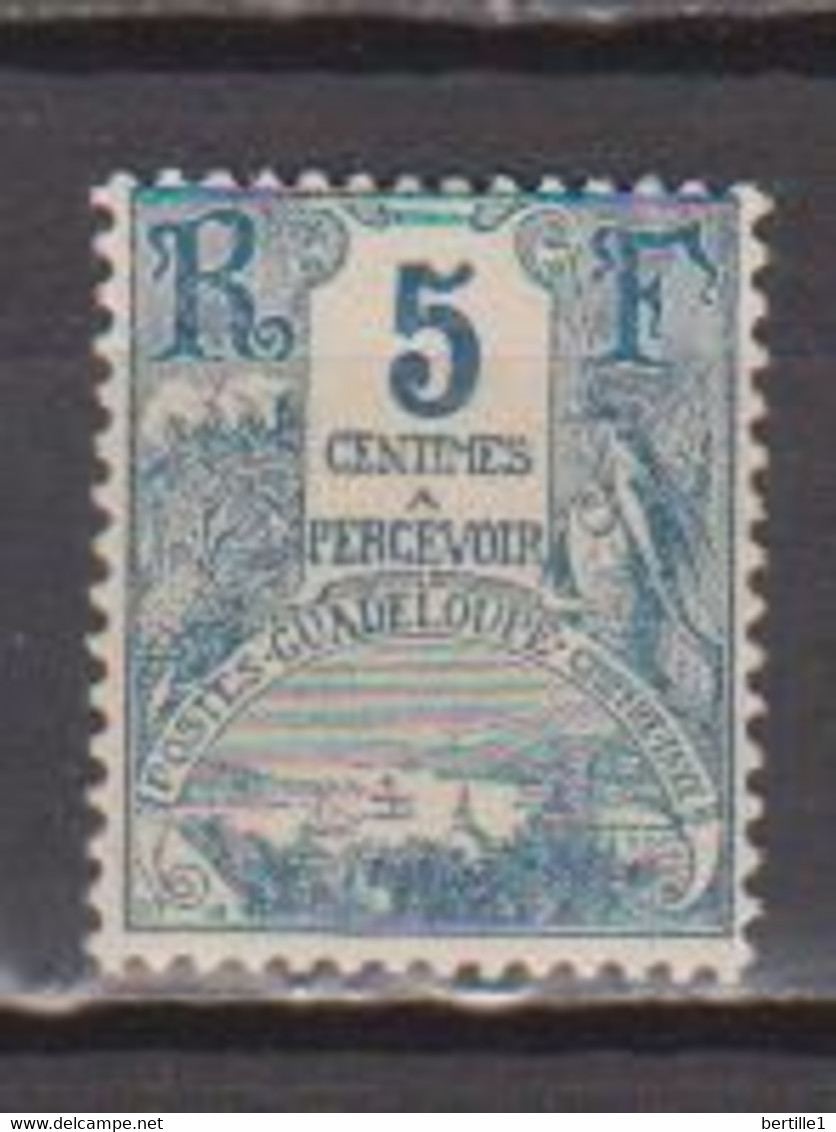GUADELOUPE         N°  YVERT   TAXE 15 NEUF AVEC CHARNIERES      ( CHARN  01 / 27 ) - Timbres-taxe