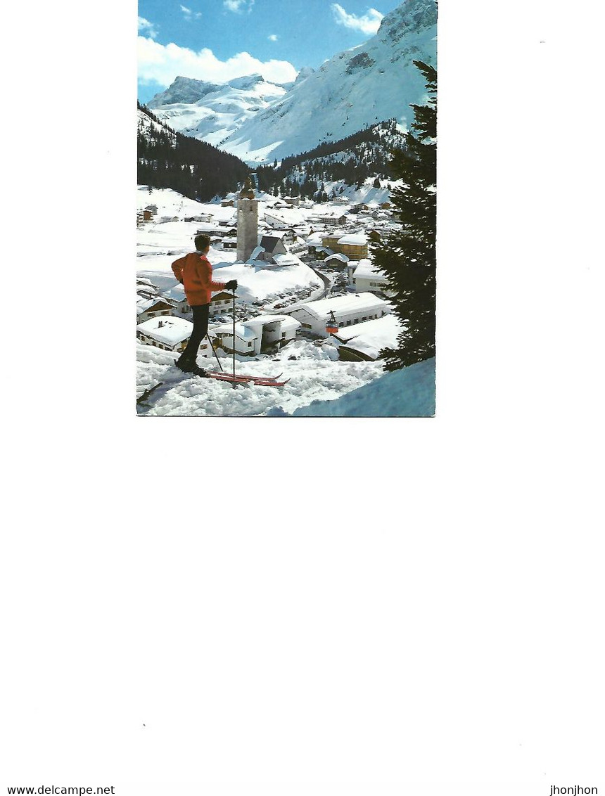 Osterreich - Postcard Used  -   Lech/Arlberg -  View Of The Hasenfluh - 2/scans - Bludenz