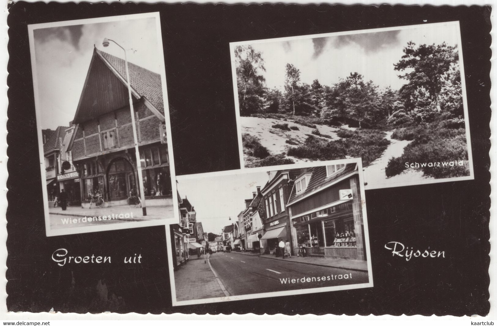 Groeten Uit Rijssen - 2x Wierdensestraat, Schwarzwald  - (Overijssel, Nederland/Holland) - 1972 - Rijssen