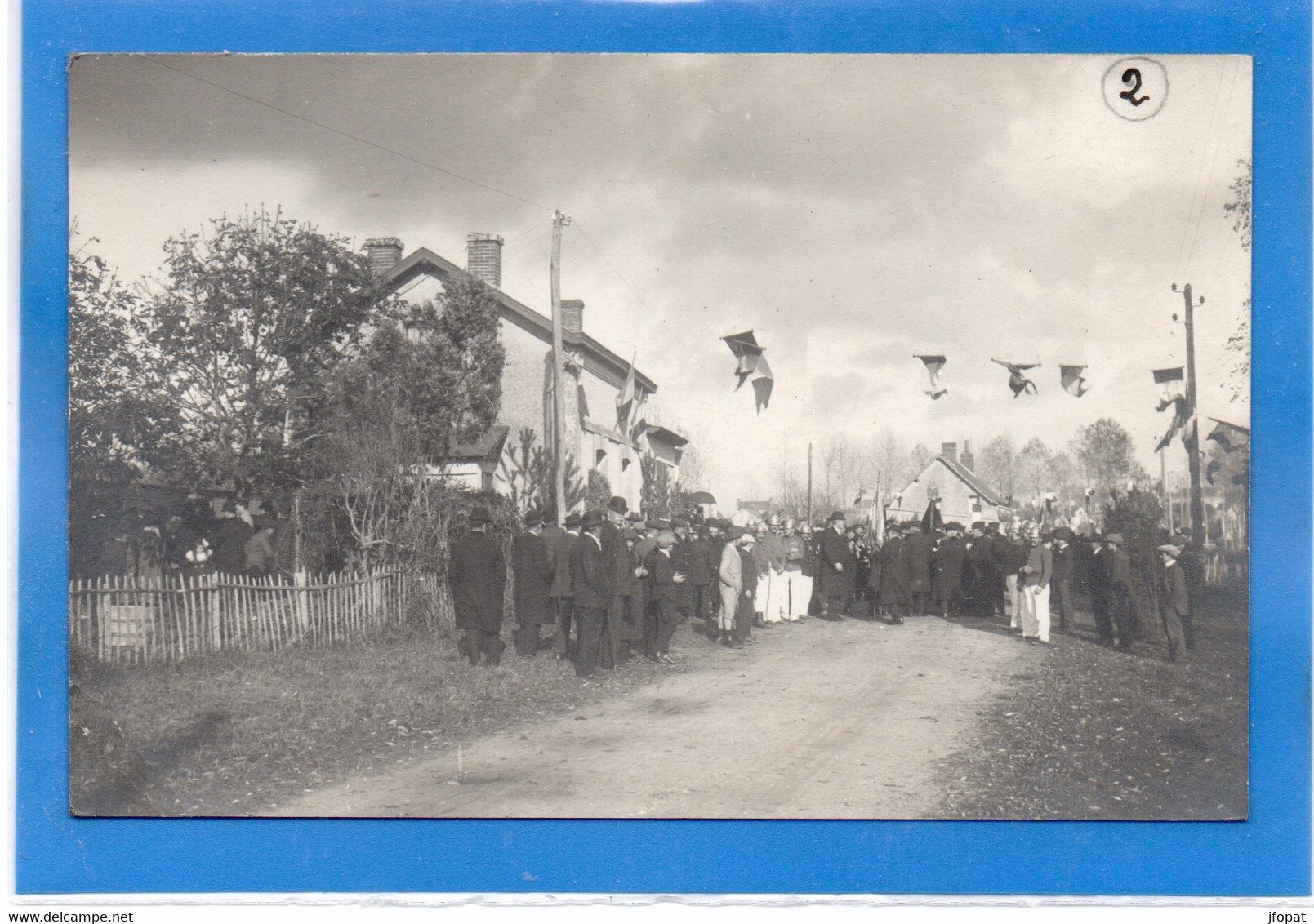 37 INDRE ET LOIRE - NEUILLE PONT PIERRE Carte Photo Prise Lors D'une Fête - Neuillé-Pont-Pierre