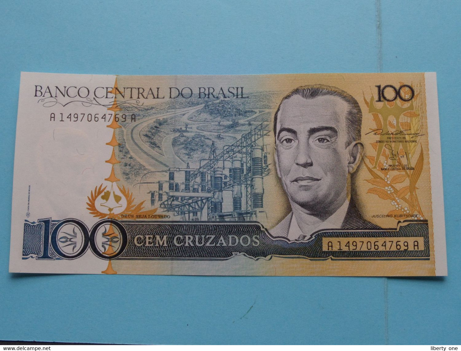 100 Cem Cruzados () Banco Central Do Brasil ( Voir / See > Scans ) UNC ! - Brazilië