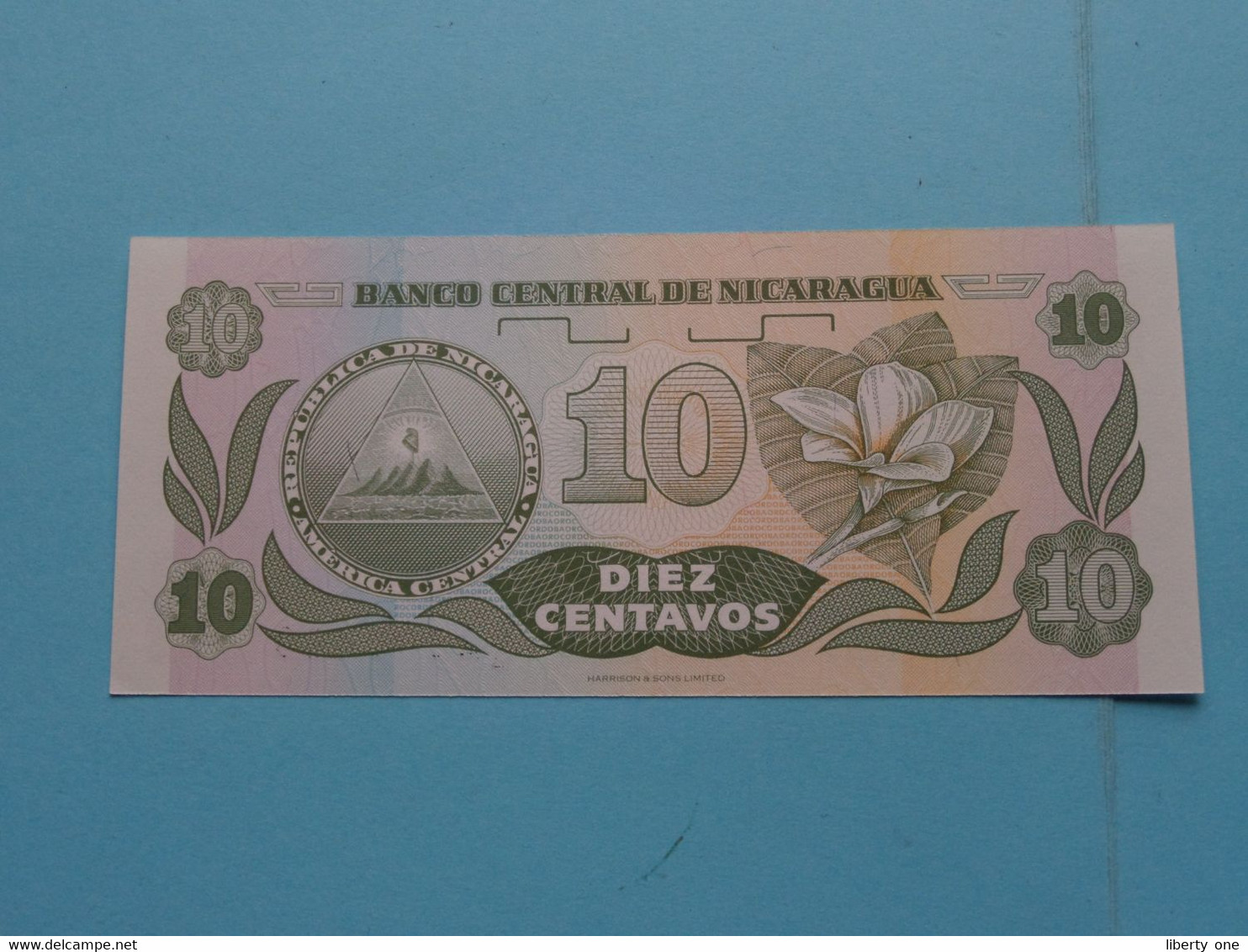 10 Diez CENTAVOS ( A/B2808409) Banco Central De Nicaragua ( For Grade, Please See Photo ) UNC ! - Nicaragua