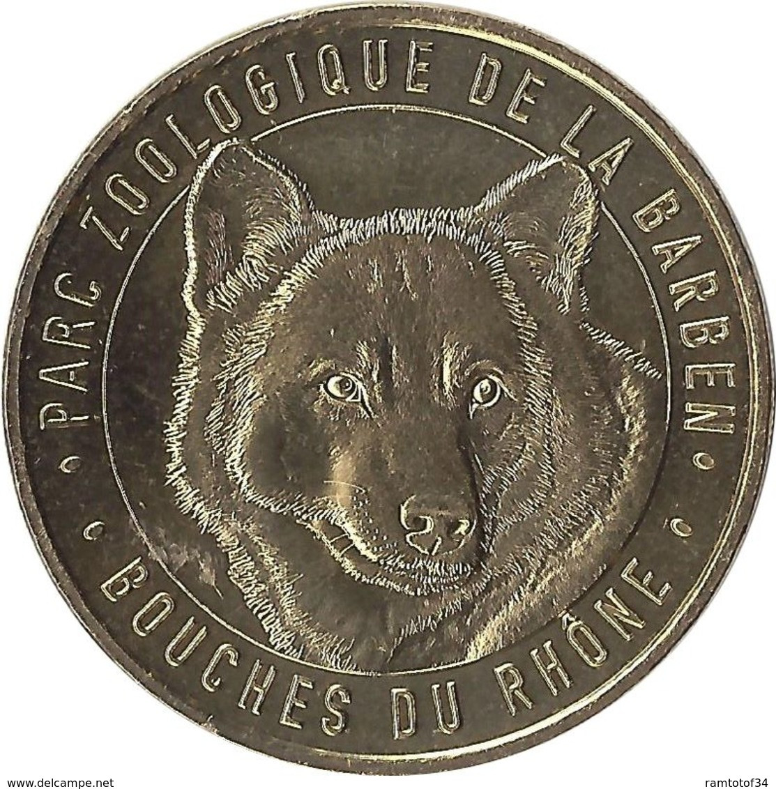 2019 MDP282 - LA BARBEN - Parc Zoologique 6 (le Loup) / MONNAIE DE PARIS - 2019