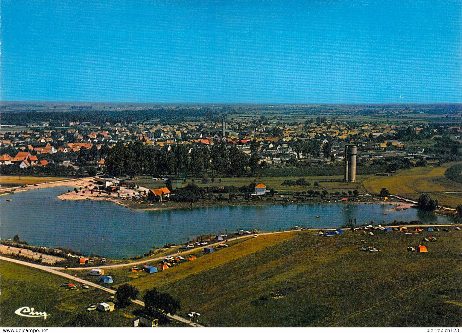 67 - Gambsheim - Plan D'eau De L'ensemble De Loisirs De Gambsheim - Vue Aérienne - Gambsheim