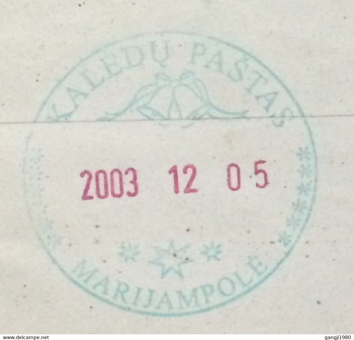 GREECE 2003, COVER USED TO LITHUANIA, OLYMPIC, POLE VAULT, GAME, SPORT, PATRAS  & MARIJAMPOLE CITY CANCEL - Covers & Documents
