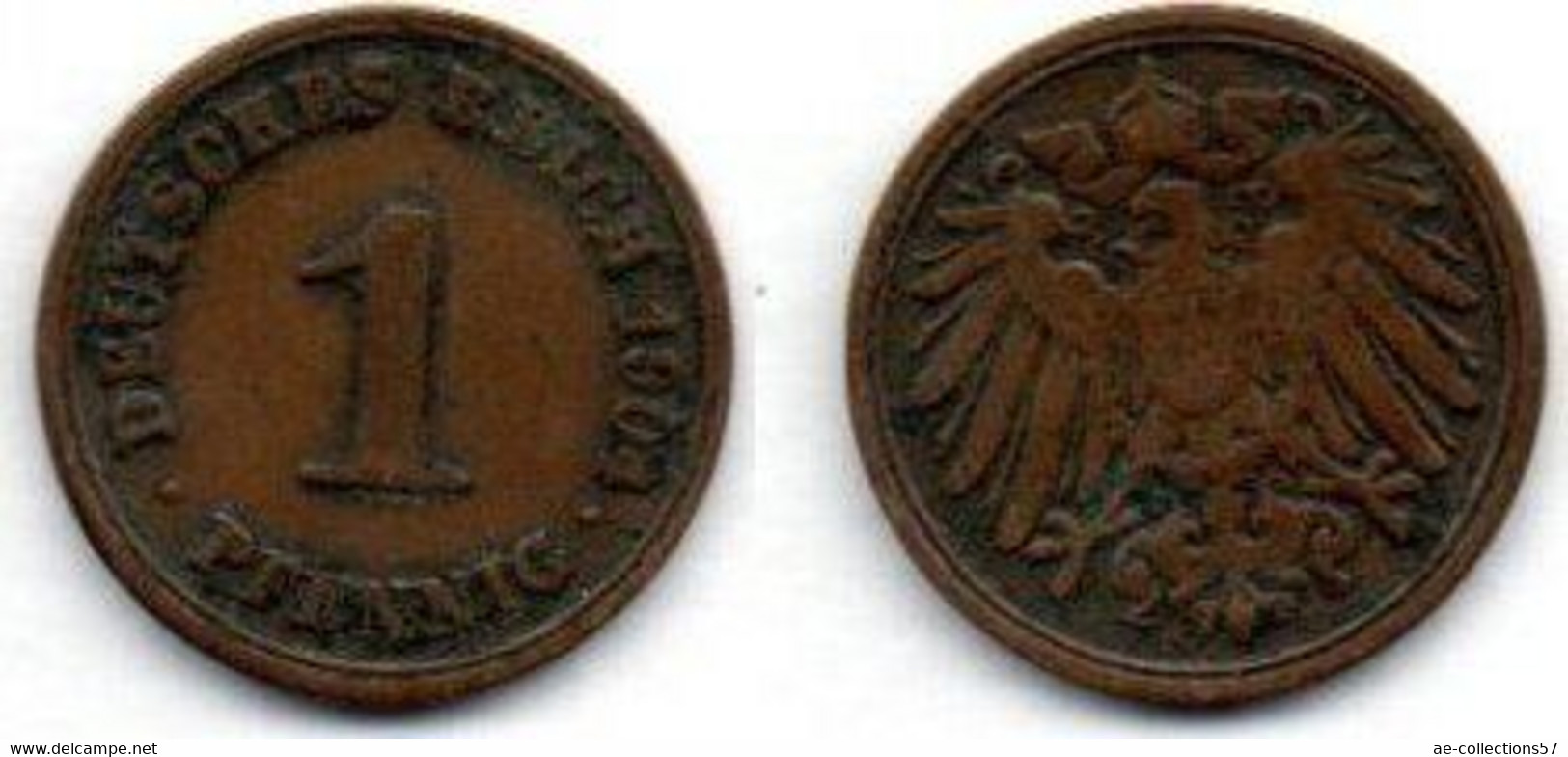 Allemagne 1 Pfennig 1904 D TB+ - 1 Pfennig