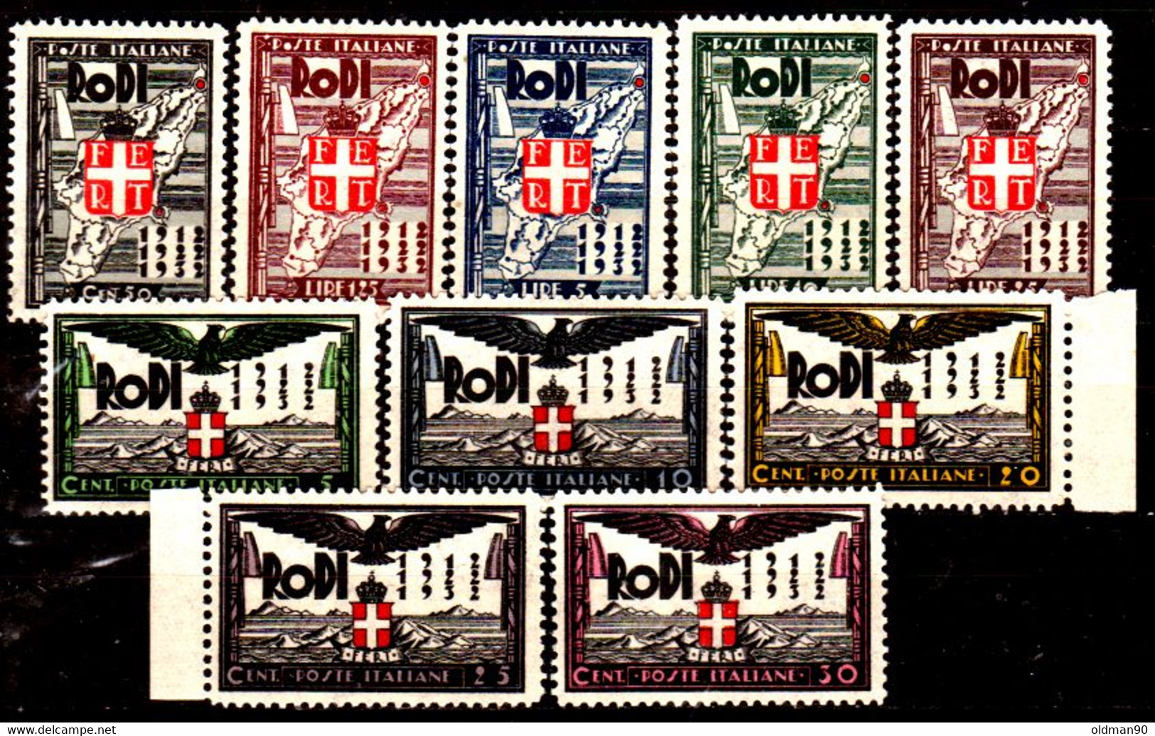 Egeo-OS-231- Original Issued In 1932 (++) MNH - Quality In Your Opinion. - Castelrosso