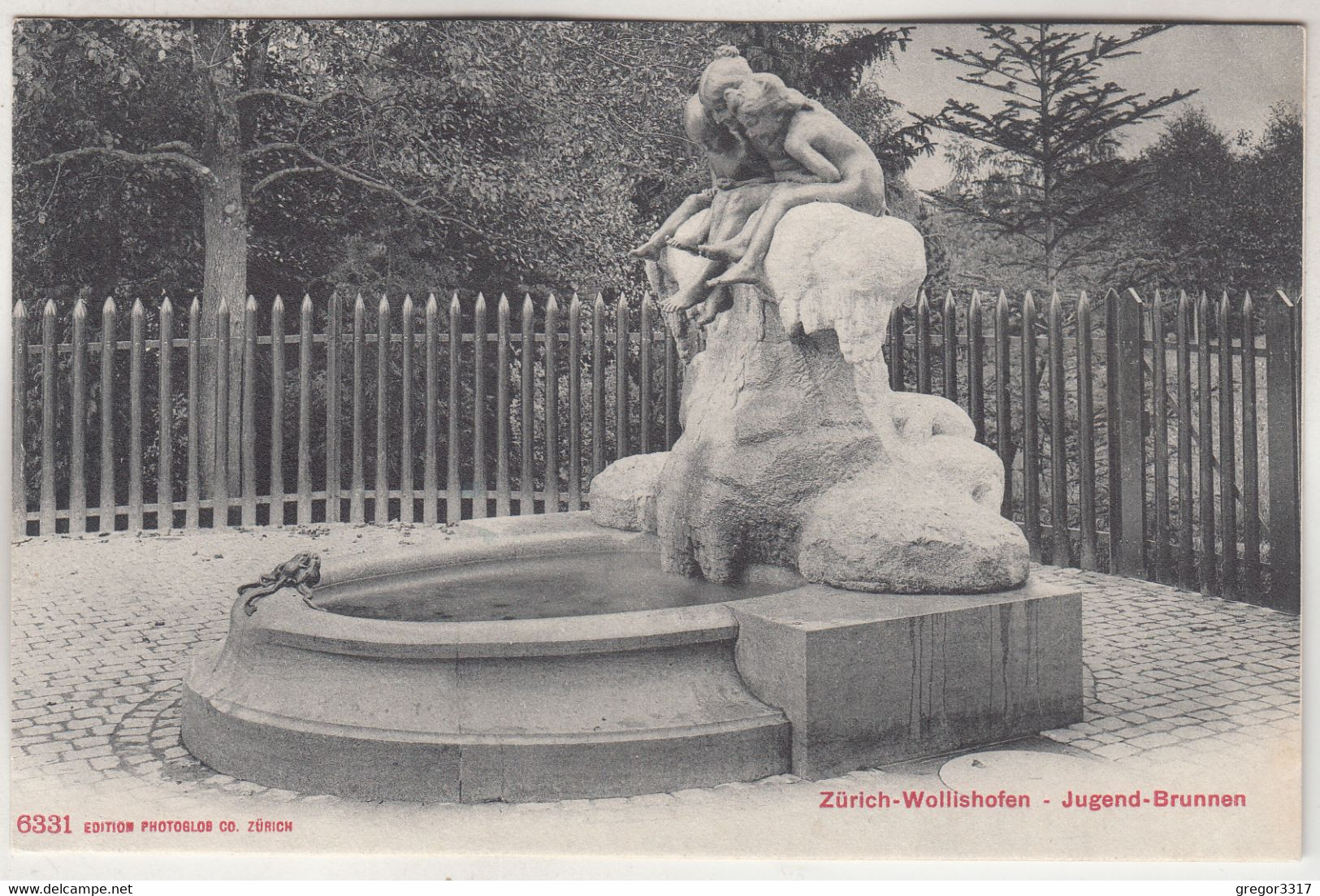 C2320) ZÜRICH - WOLLISHOFEN - Jugend Brunnen ALT ! - Wollishofen