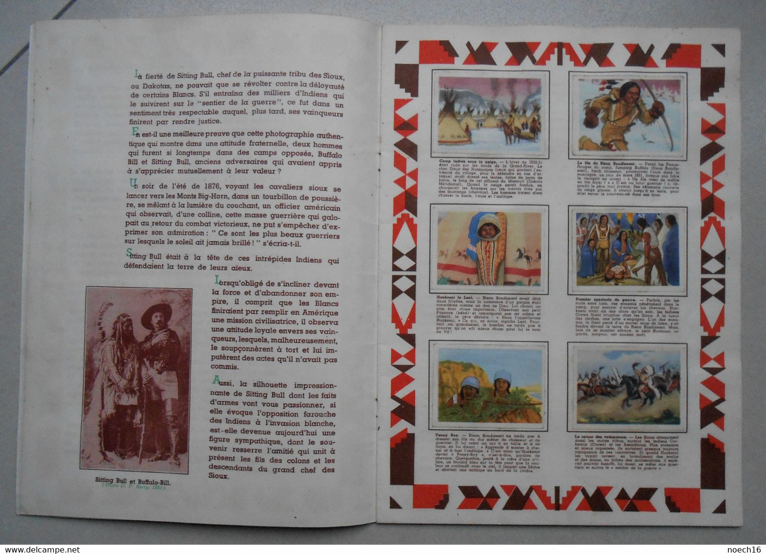 Album Chromos/ Chocolat Martougin Anvers/ Sitting Bull/ Complet - Sammelbilderalben & Katalogue