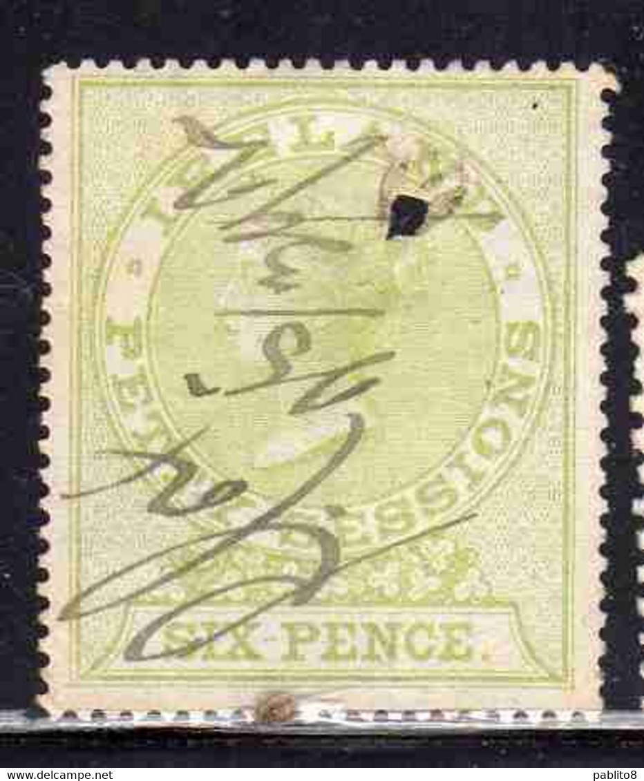 EIRE IRELAND IRLANDA 1892 FISCAL POSTAGE DUE TAX SEGNATASSE 6p USED USATO OBLITERE' - Postage Due