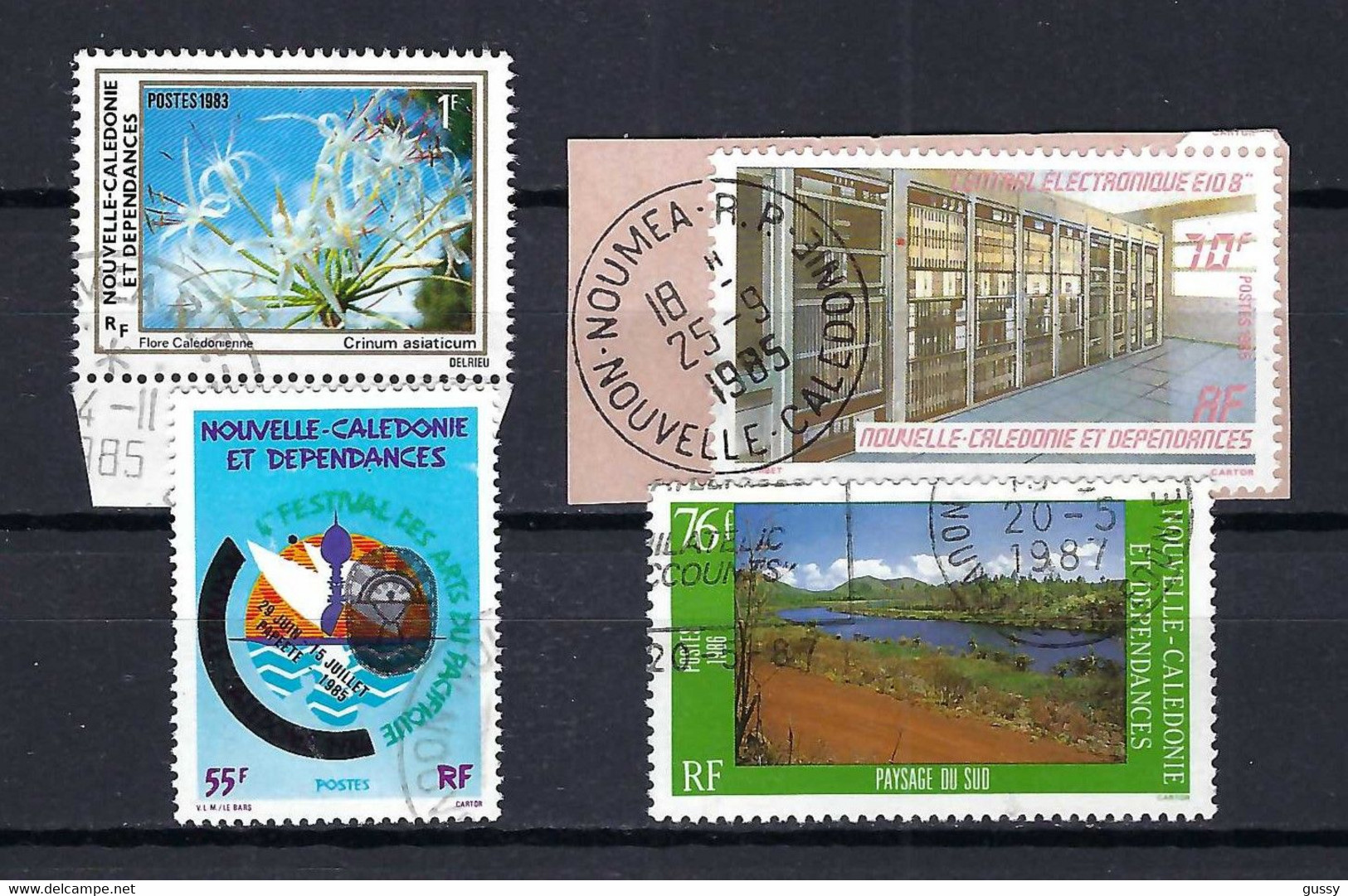 NOUVELLE CALEDONIE 1983-86:  Lot D'obl. CAD - Used Stamps