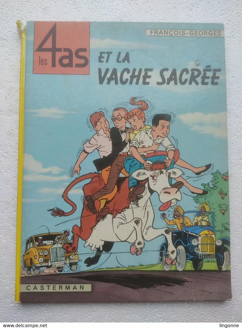 1968 LES 4 AS ET LA VACHE SACREE - FRANCOIS GEORGES CASTERMAN - 4 As, Les