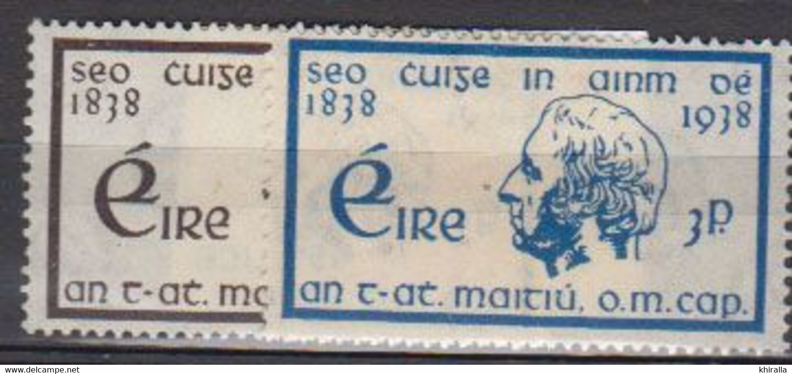 IRLANDE   1938         N °  73 / 74     ( Neuf Avec Charniéres )  COTE   10 € 50      ( S 633 ) - Unused Stamps