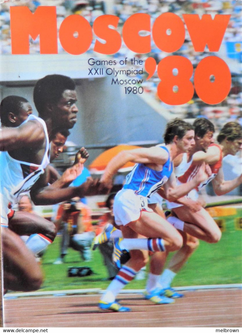MOSCOW 1980 OLYMPICS. ENGLISH VERSION COLLECTIBLE SOUVENIR BOOK - 1950-Aujourd'hui