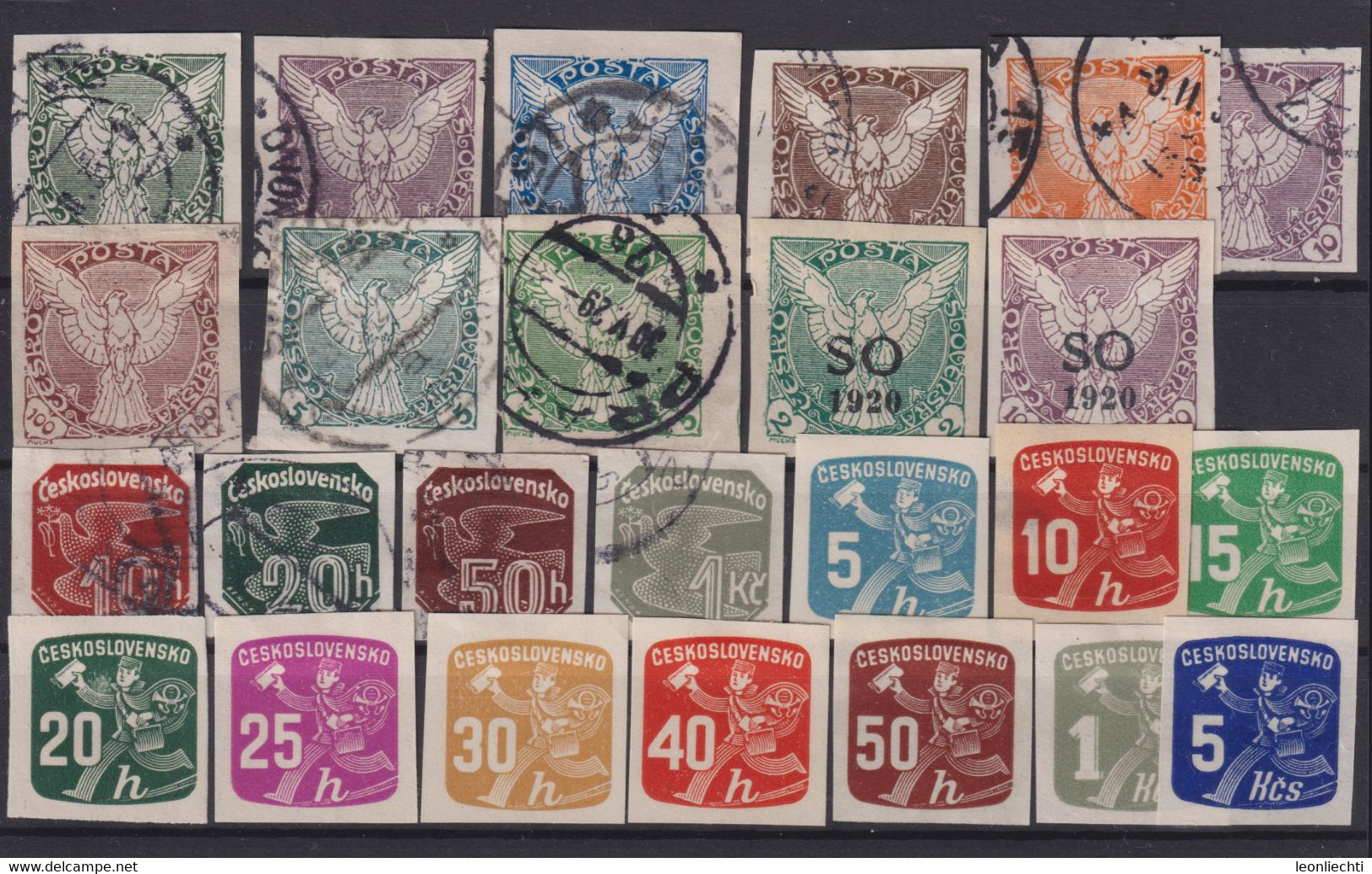 Tschechoslowakei Lot ° Portomarken Briefmarken Gestempelt /  Stamps Stamped /  Timbres Oblitérés - Postage Due
