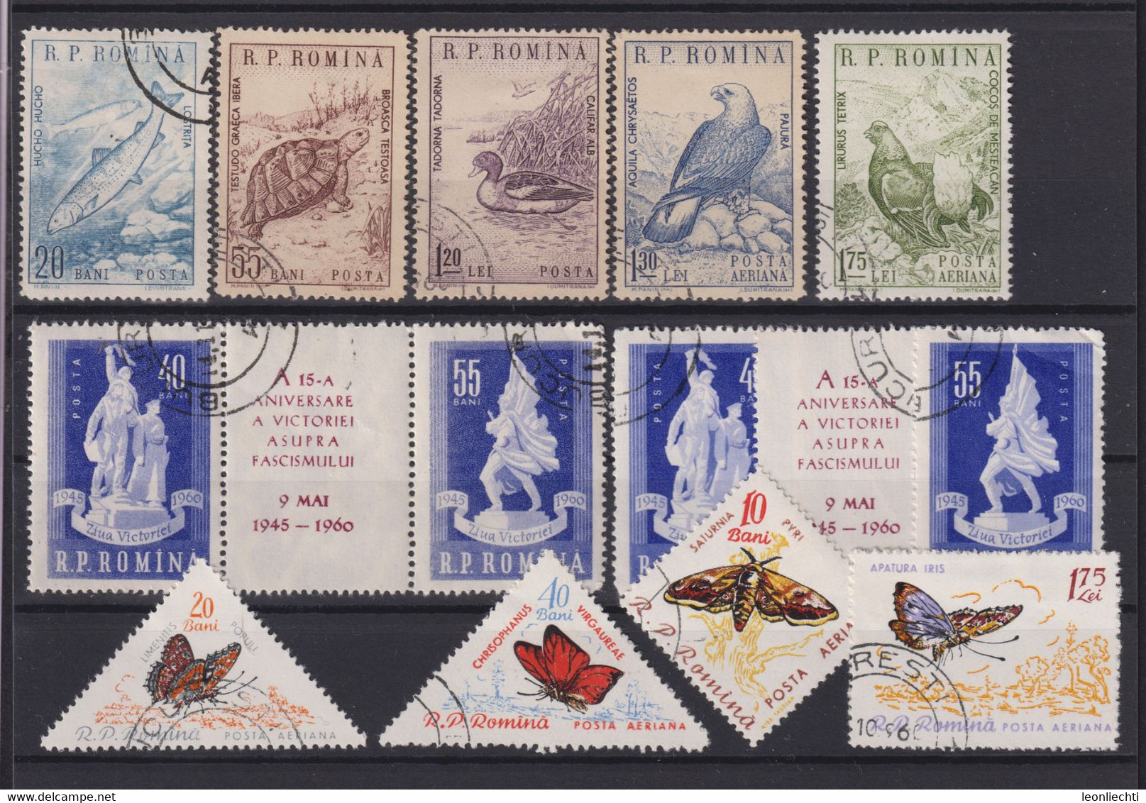 Rumänien Lot ° Briefmarken Gestempelt /  Stamps Stamped /  Timbres Oblitérés - Sammlungen