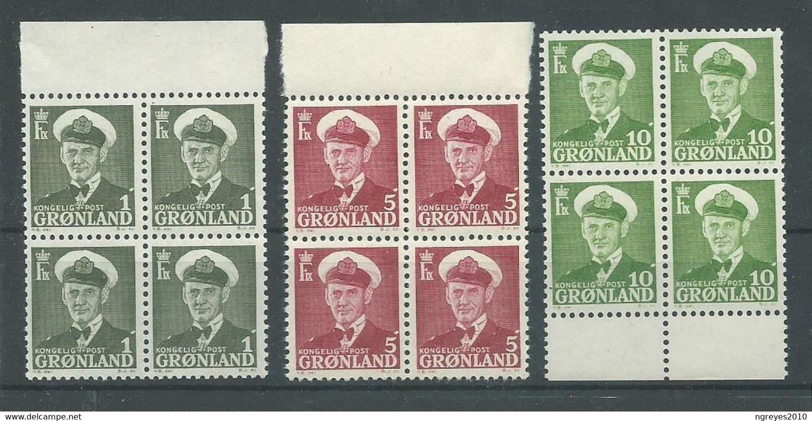 220042716  GROENLANDIA.  YVERT  Nº  19/21  **/MNH - Unused Stamps