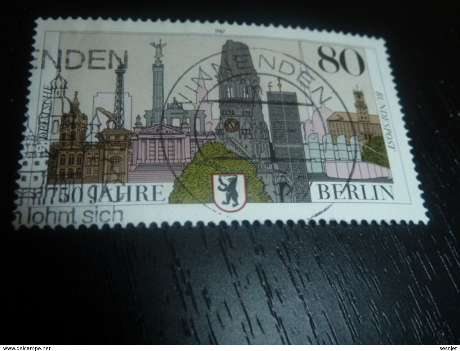 Deutsche BundesPost - 750 Jahre Berlin - Val 80 - Multicolore - Oblitéré - Année 1989 - - Gebraucht