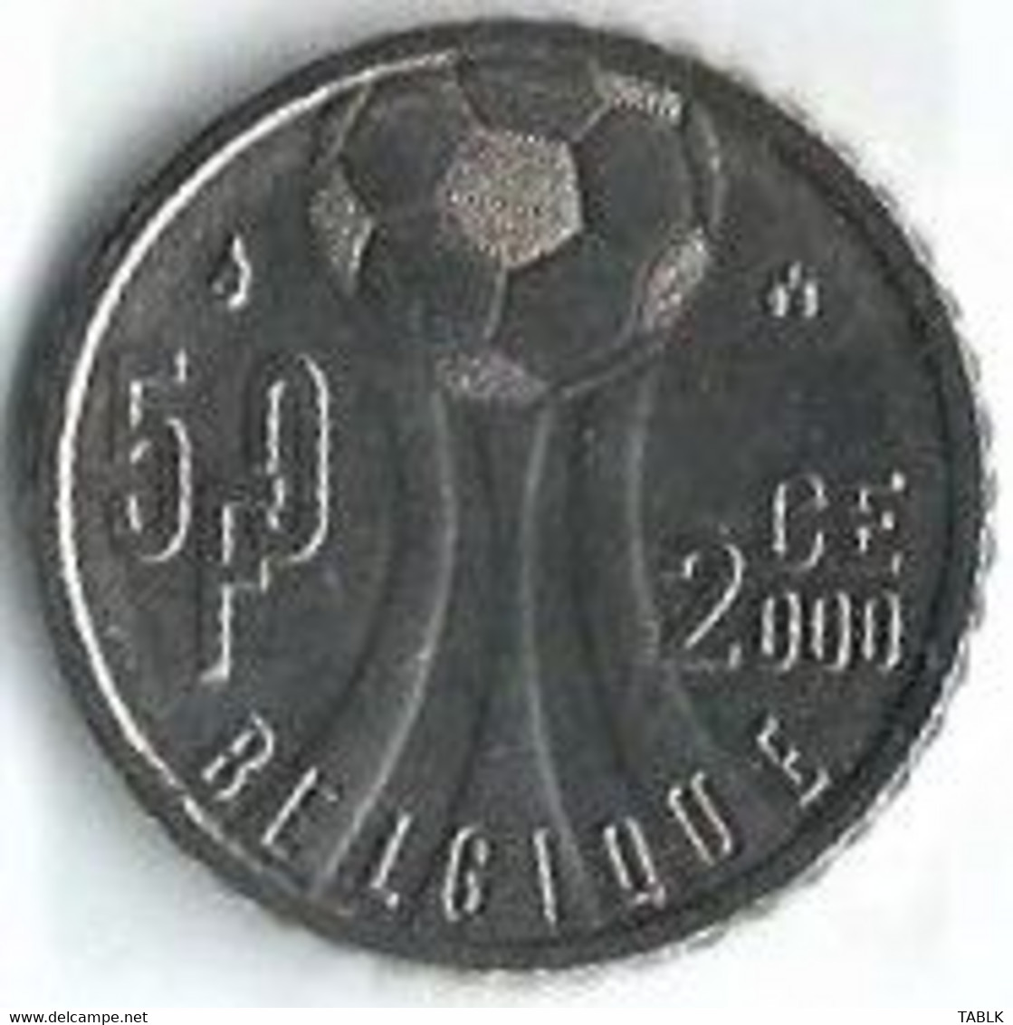 MT130 - BELGIË - BELGIUM - 50 FRANK 2000 - FRANS - EK2000 VOETBAL - 50 Francs