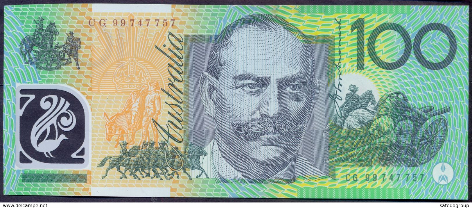 Australia 100 Dollars 1999 UNC P- 55b - 2005-... (polymère)