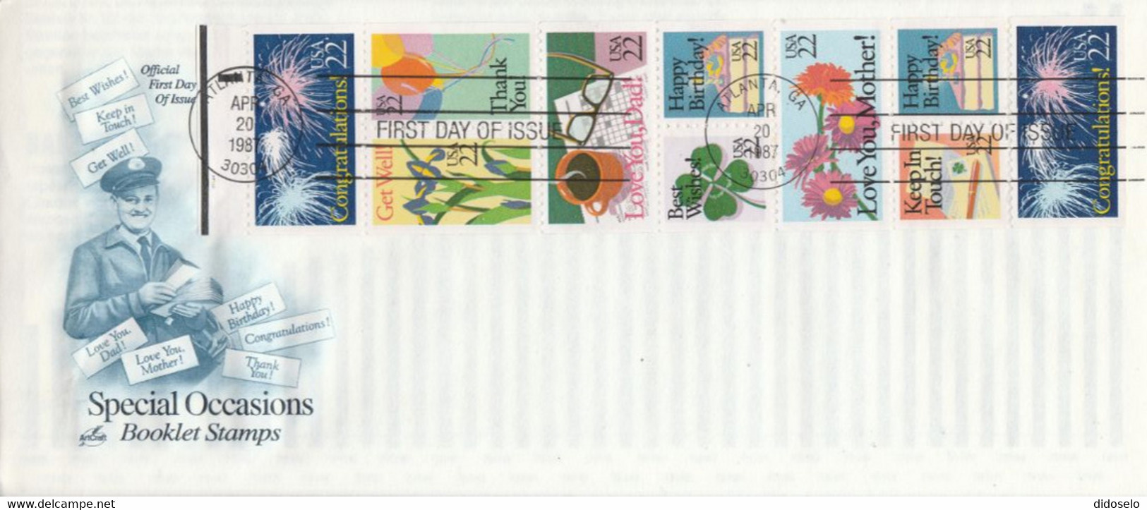 USA - 1987 - Special Occasions - FDC - 1981-1990