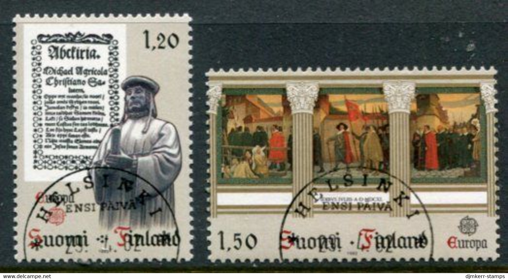 FINLAND 1982 Europa: Historic Events  Used.  Michel 899-900 - Used Stamps