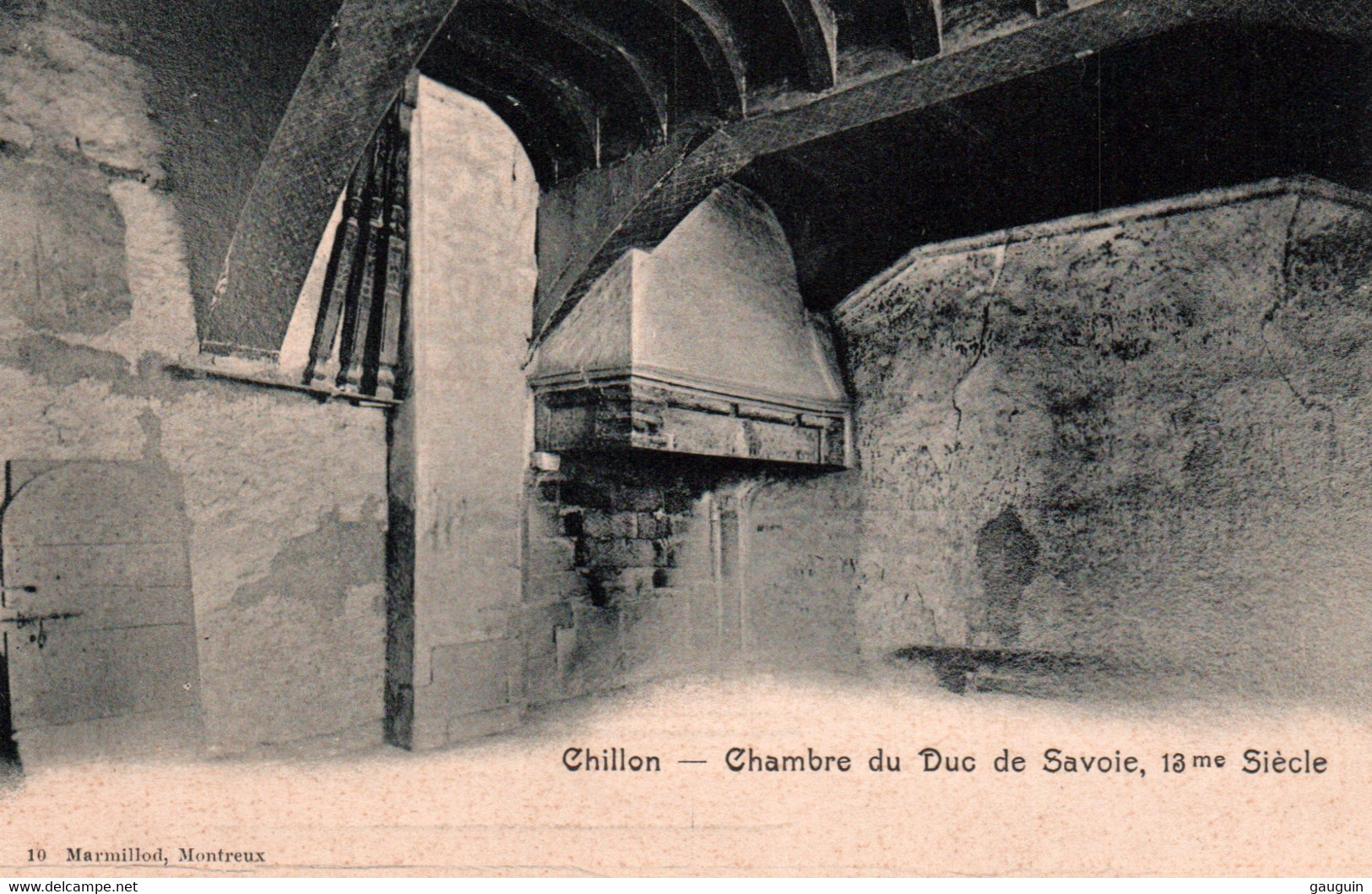 CPA - CHÂTEAU de CHILLON - Vues du site intérieurs … LOT 5 CP à saisir