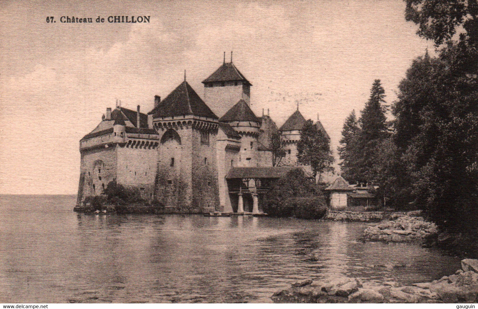 CPA - CHÂTEAU De CHILLON Et La Dent Du Midi  … LOT 5 CP à Saisir - Veytaux