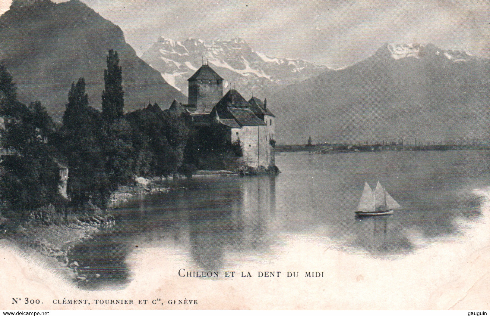 CPA - CHÂTEAU De CHILLON Et La Dent Du Midi  … LOT 5 CP à Saisir - Veytaux