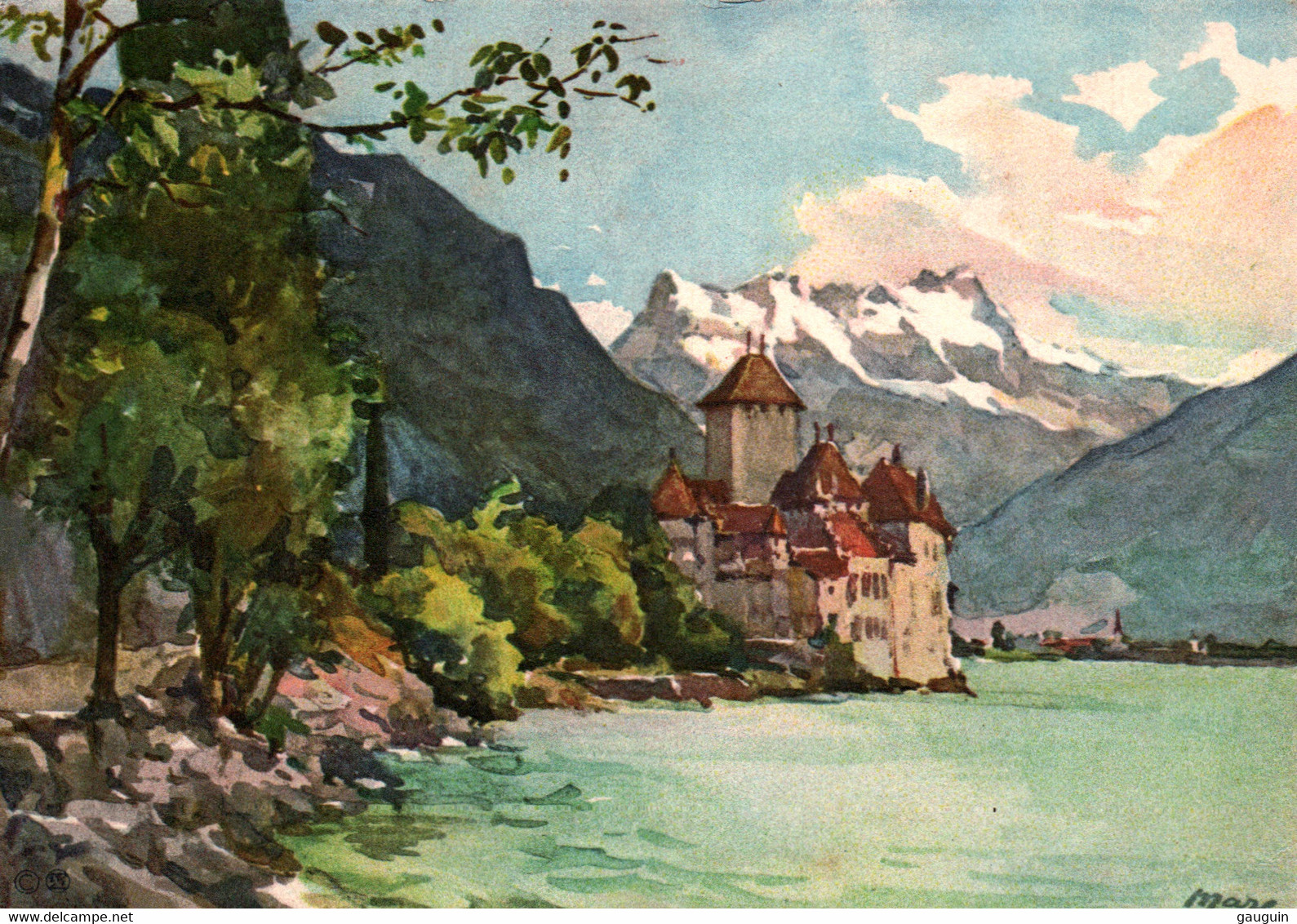 CPSM - CHÂTEAU De CHILLON - Illustration MARC .… Edition Stehli - Veytaux