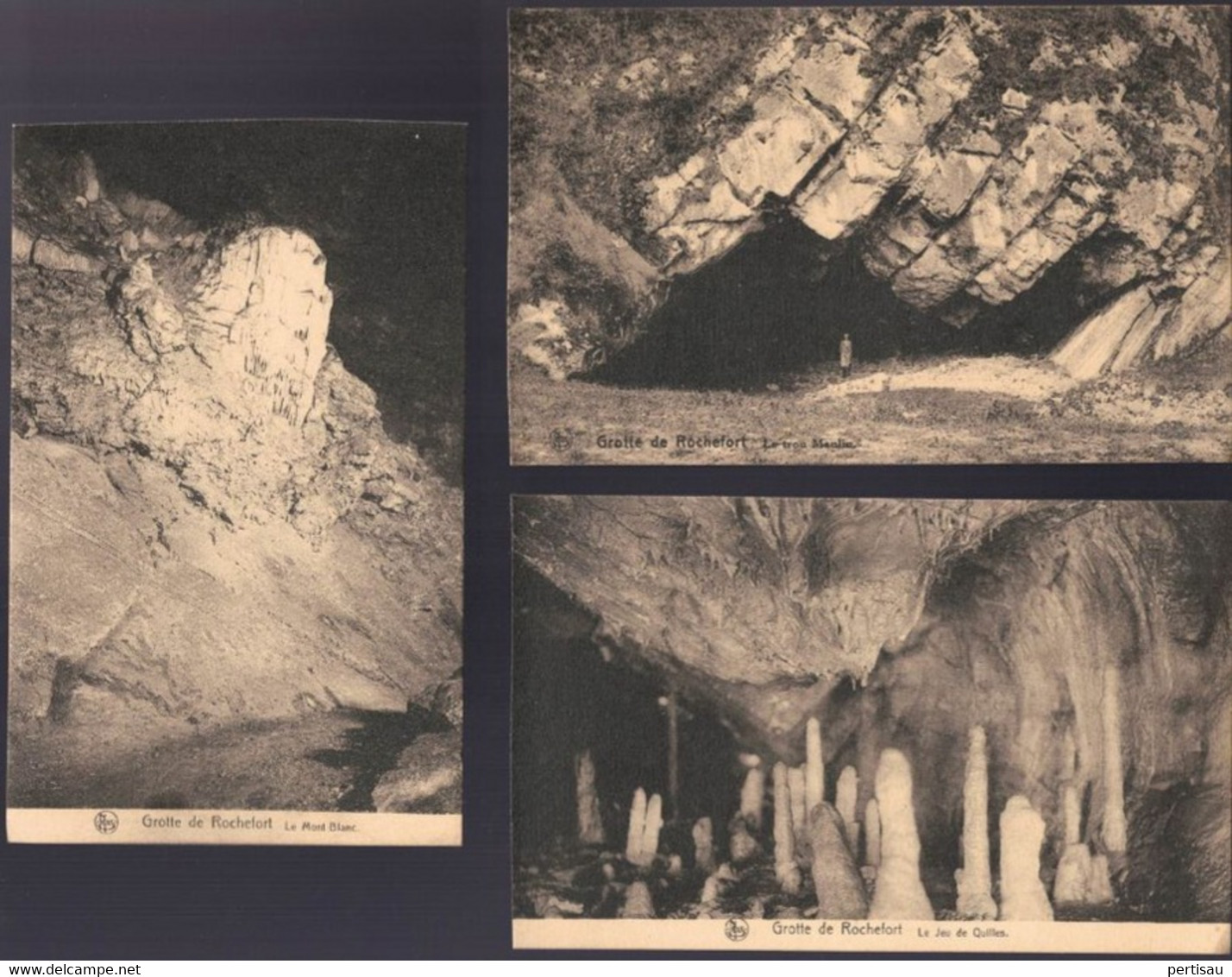 6 Kaarten Grotten Rochefort - Rochefort