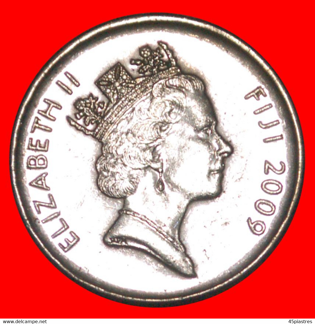 * CANADA (2009-2010): FIJI ★ 10 CENTS 2009! WEAPON MINT LUSTRE! ELIZABETH II (1953-2022) LOW START ★ NO RESERVE! - Fidji