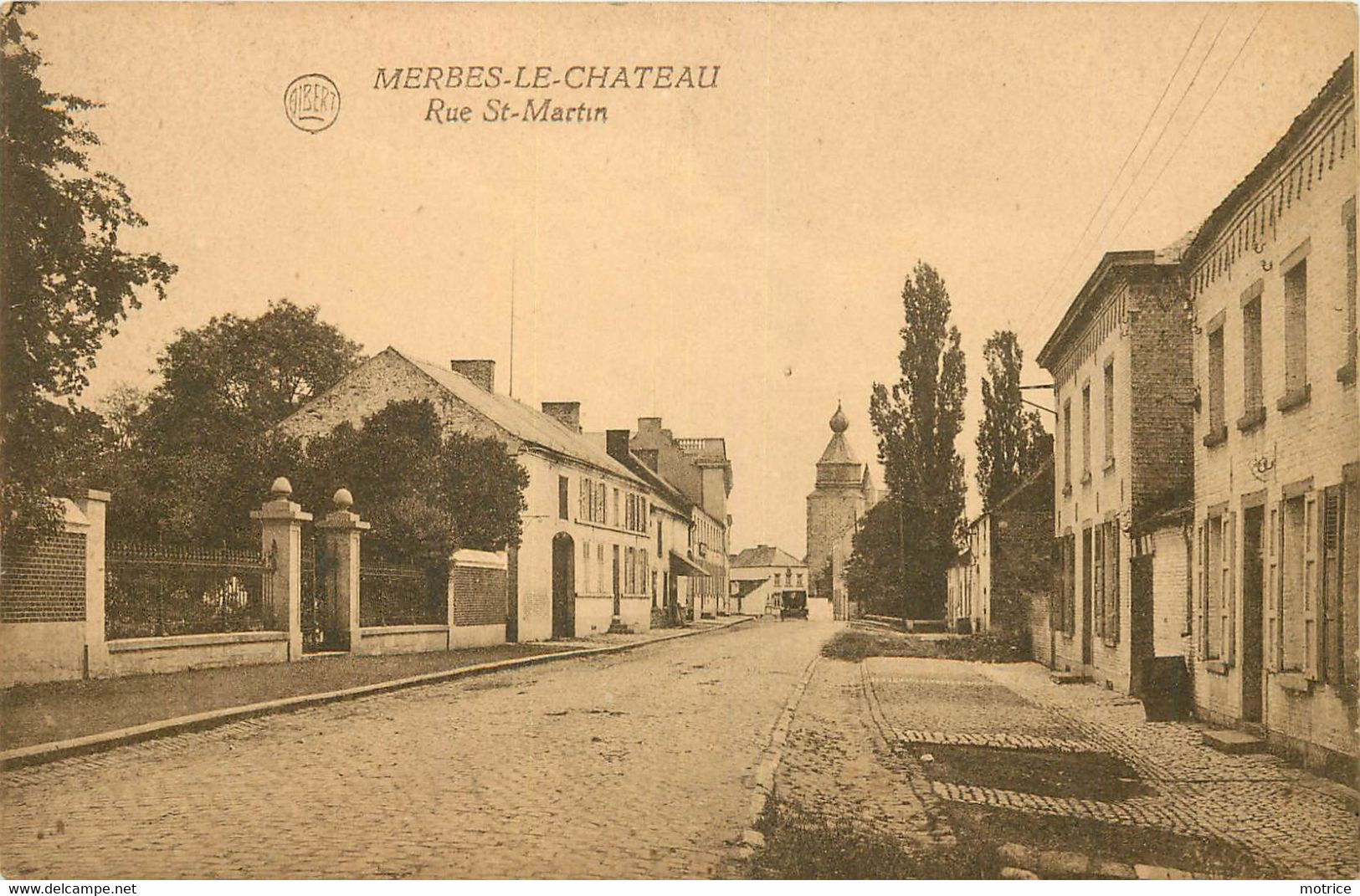 MERBES LE CHATEAU - Rue Saint Martin. - Merbes-le-Chateau