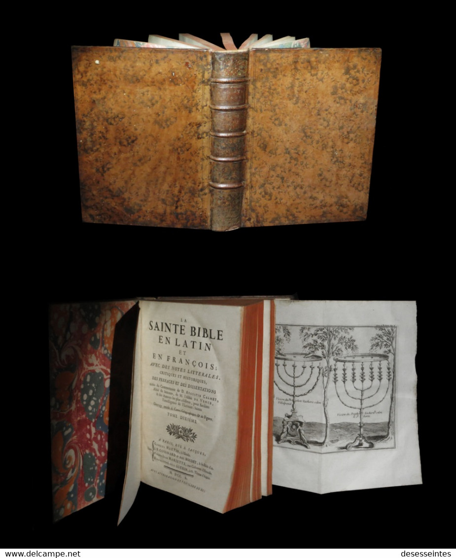 [THEOLOGIE In-4] CALMET (Augustin) - La Sainte Bible. 1750. - 1701-1800