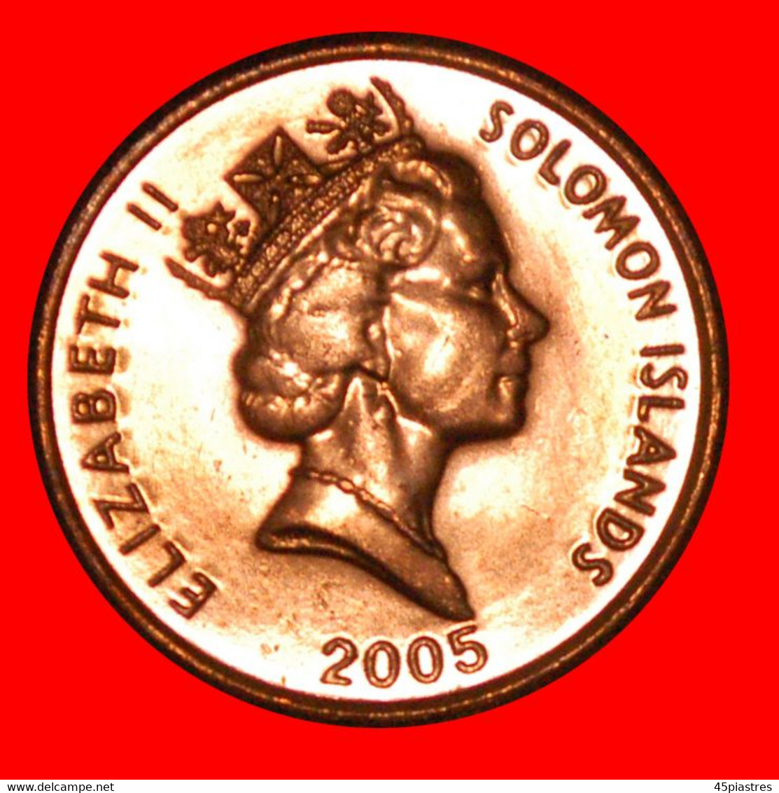 * MAGNETIC (1987-2010): SOLOMON ISLANDS ★ 1 CENT 2005 UNC MINT LUSTRE! LOW START ★ NO RESERVE! - Salomonen