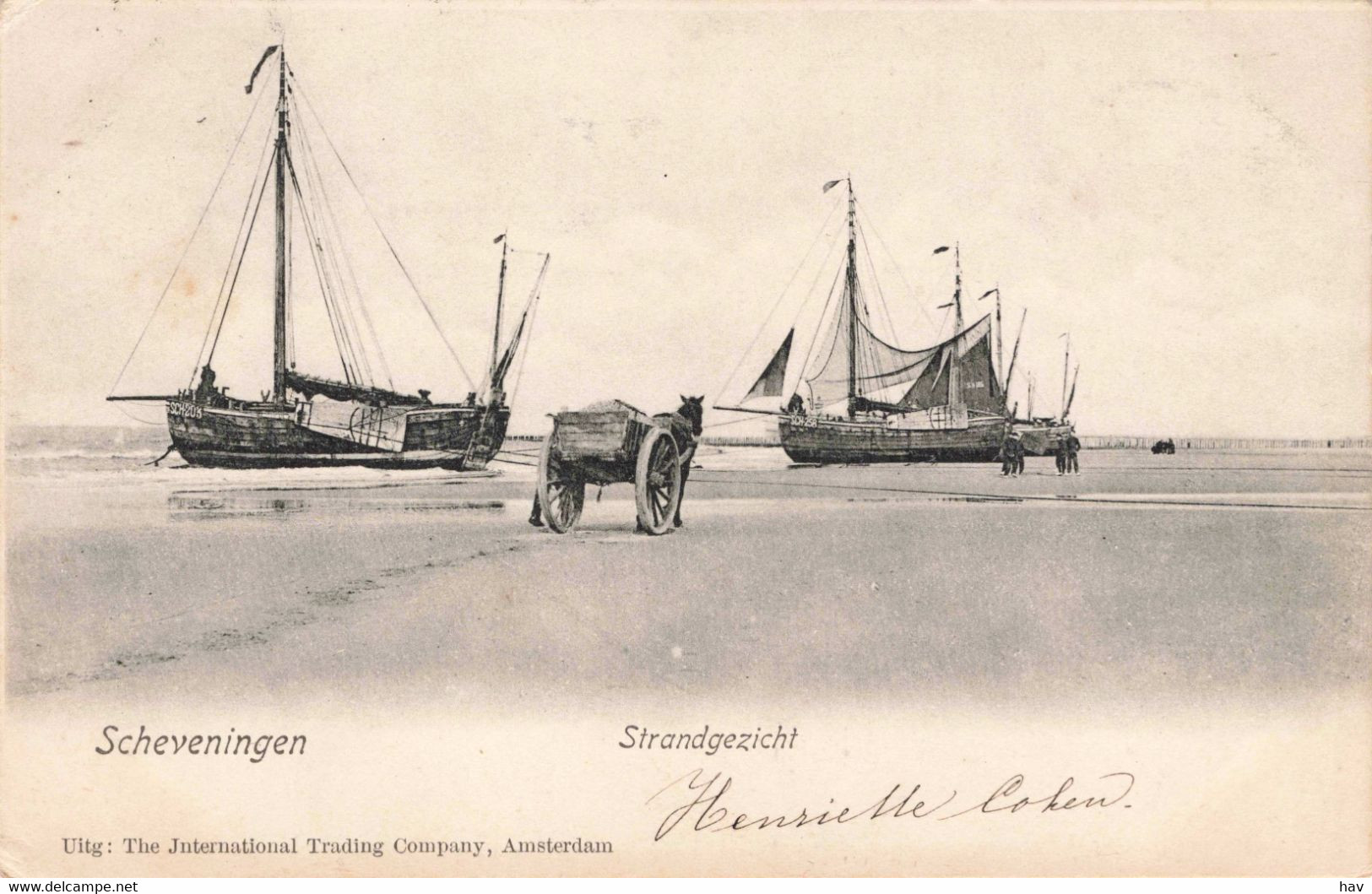 Scheveningen Strand Met Vissersboten 1532 - Renesse